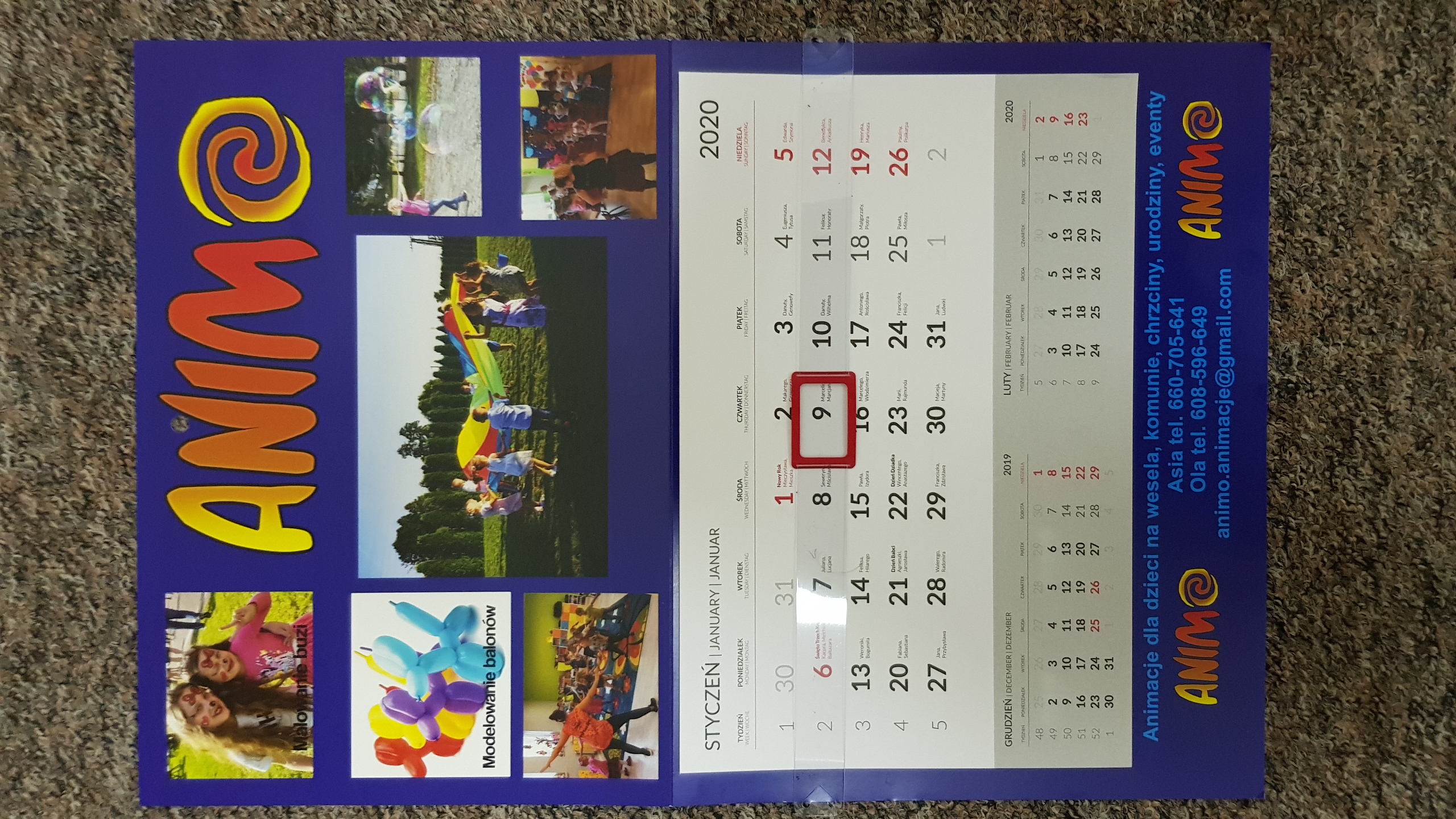 Kalendarz ANIMO